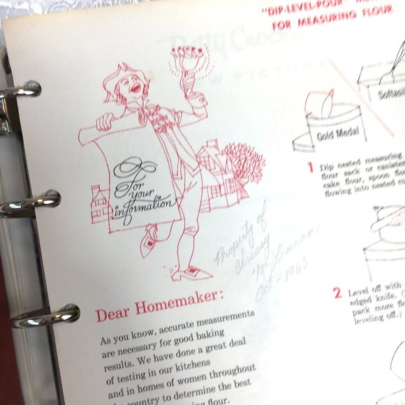 Betty Crocker 1961 Classic Picture Binder Cookbook VTG - Picture 8 of 16